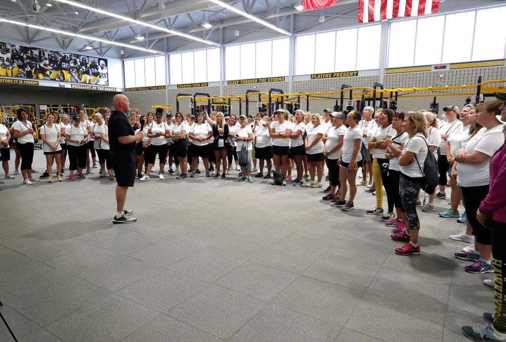 The 2018 Iowa Ladies Football Academy Saturday, June 9, 2018 at Kinnick Stadium. (Brian Ray/hawkeyesports.com)