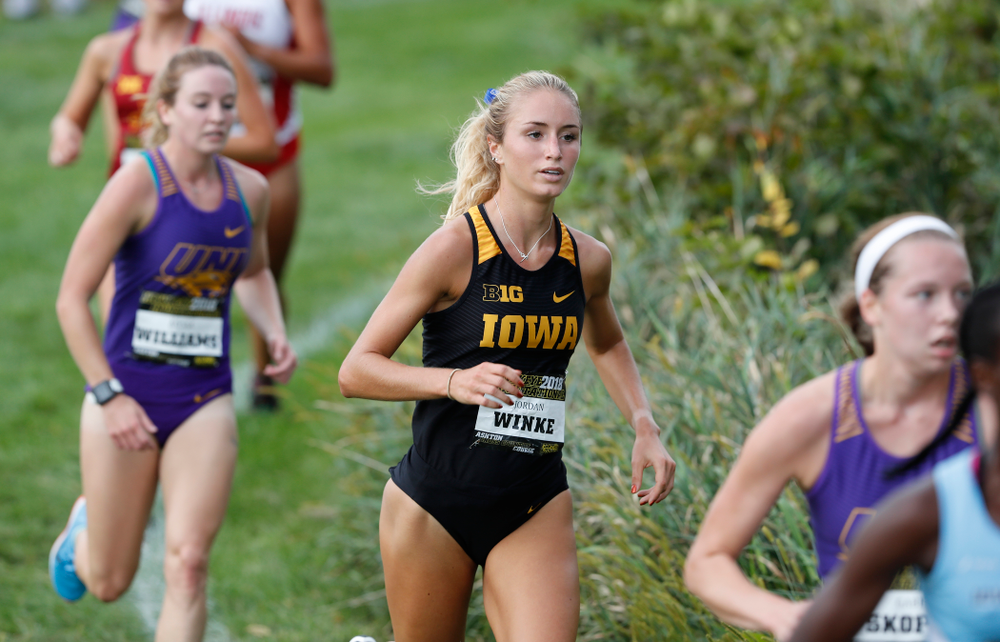 Jordan Winke during the Hawkeye Invitational Friday, August 31, 2018 at the Ashton Cross Country Course. (Brian Ray/hawkeyesports.com)