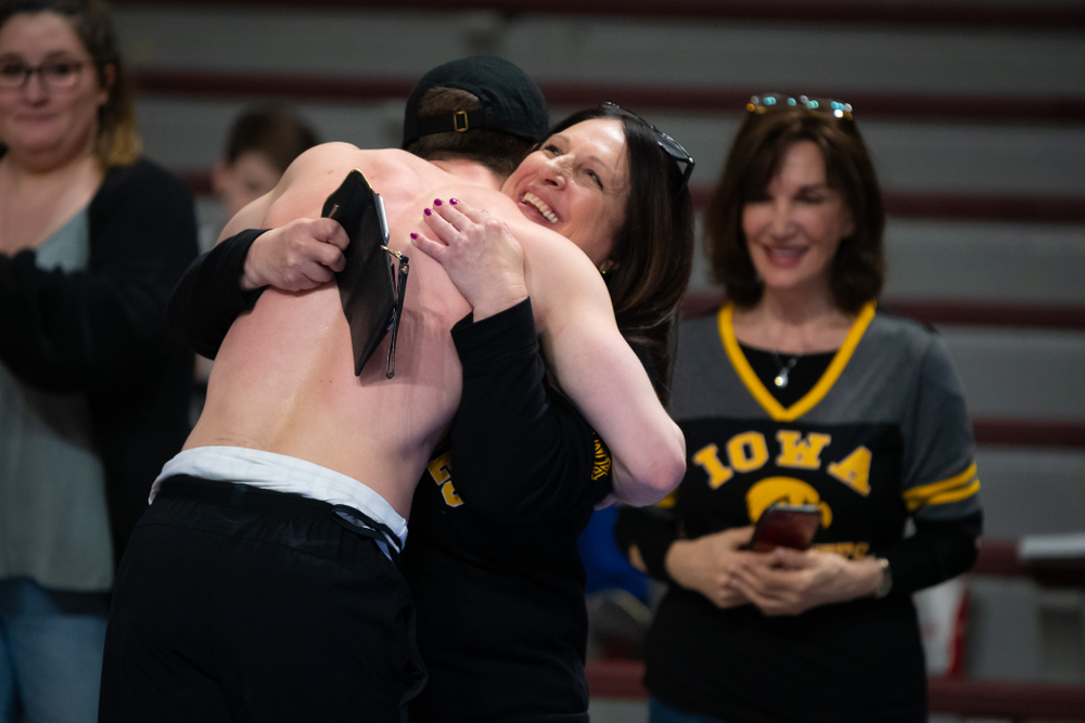 The Iowa Hawekeys against Minnesota and Penn State at the Maturi Pavilion Saturday, March 23, 2019 in Minneapolis, Minn. (C. Morgan Engel/Freelance)