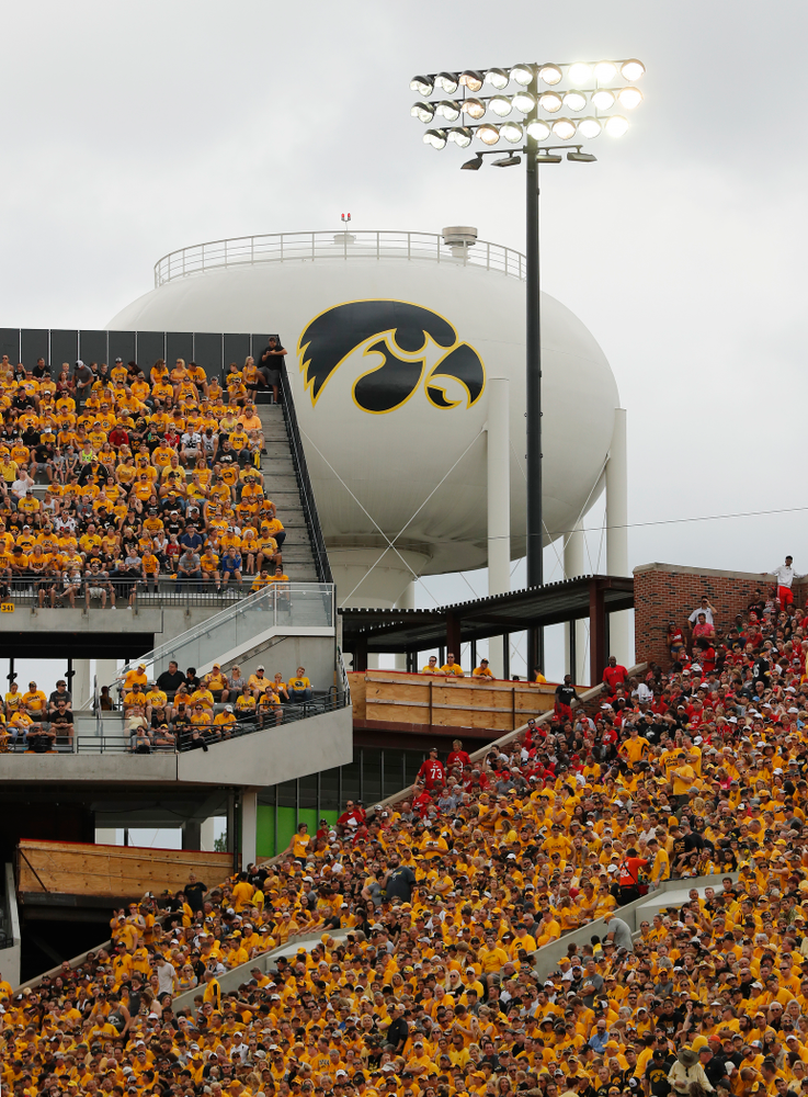 The Water Tower Tiger Hawk against the Northern Illinois Huskies Saturday, September 1, 2018 at Kinnick Stadium. (Brian Ray/hawkeyesports.com)