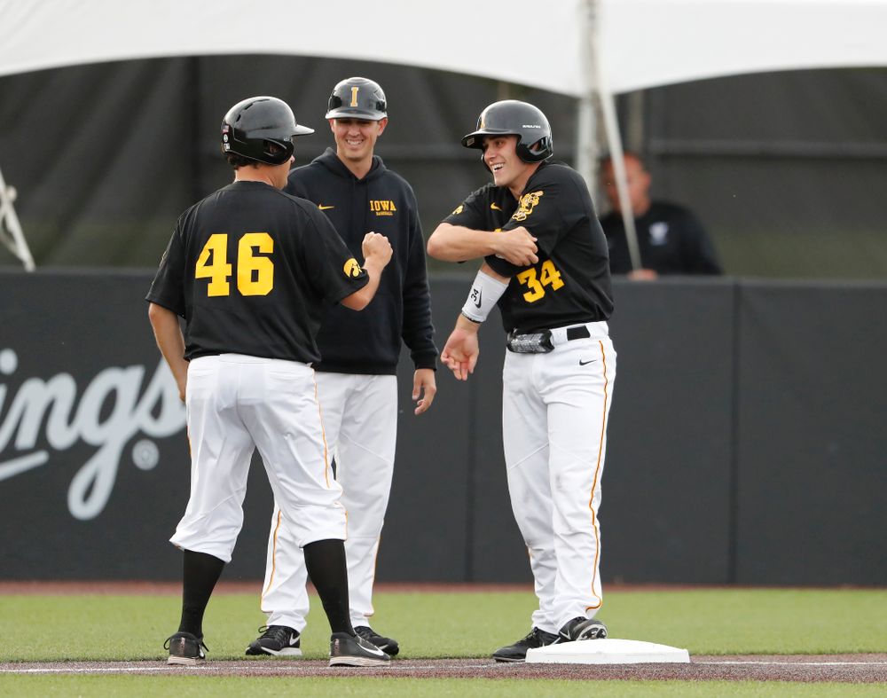 Austin Martin against the Ontario Blue Jays Friday, September 21, 2018 at Duane Banks Field. (Brian Ray/hawkeyesports.com)