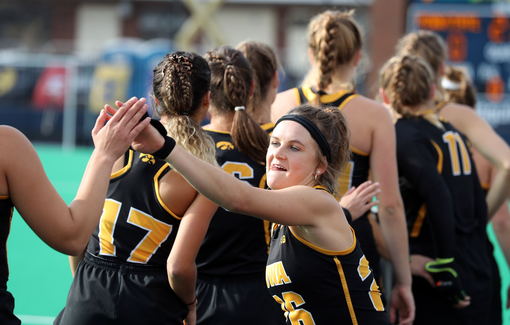 Iowa Hawkeyes forward Maddy Murphy (26) against Penn State in the 2019 Big Ten Field Hockey Tournament Championship Game Sunday, November 10, 2019 in State College. (Brian Ray/hawkeyesports.com)