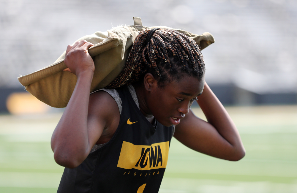 The Iowa WomenÕs Basketball Team participates in the The Program Tuesday, September 17, 2019 at Kinnick Stadium (Brian Ray/hawkeyesports.com)