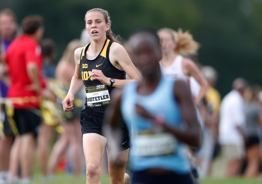 Anna Hostetler during the Hawkeye Invitational Friday, August 31, 2018 at the Ashton Cross Country Course. (Brian Ray/hawkeyesports.com)