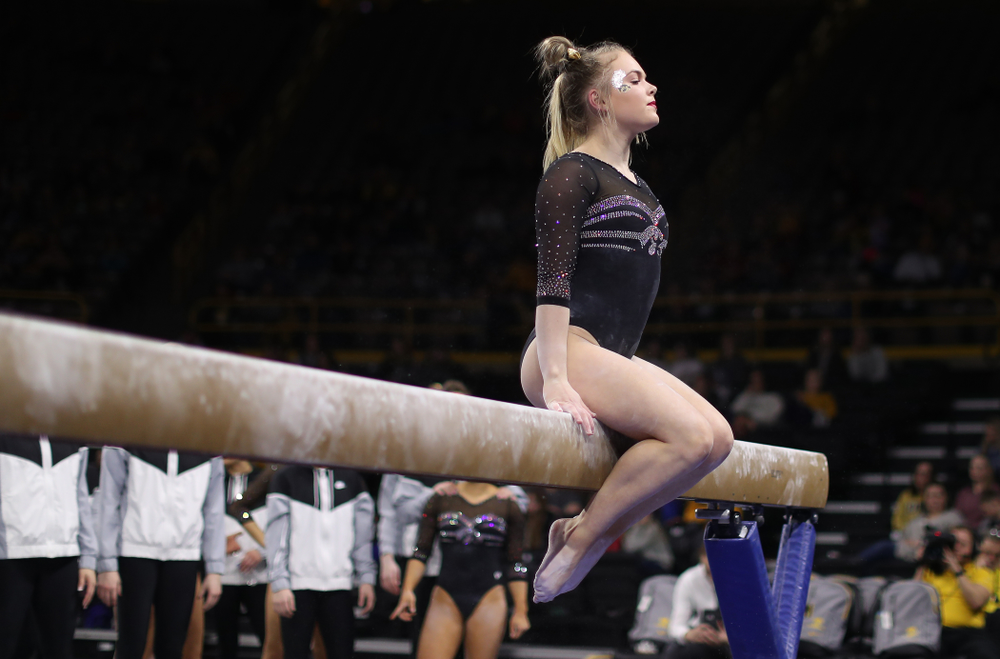 The Iowa Hawkeyes against the Iowa State Cyclones Friday, March 1, 2019 at Carver-Hawkeye Arena. (Brian Ray/hawkeyesports.com)