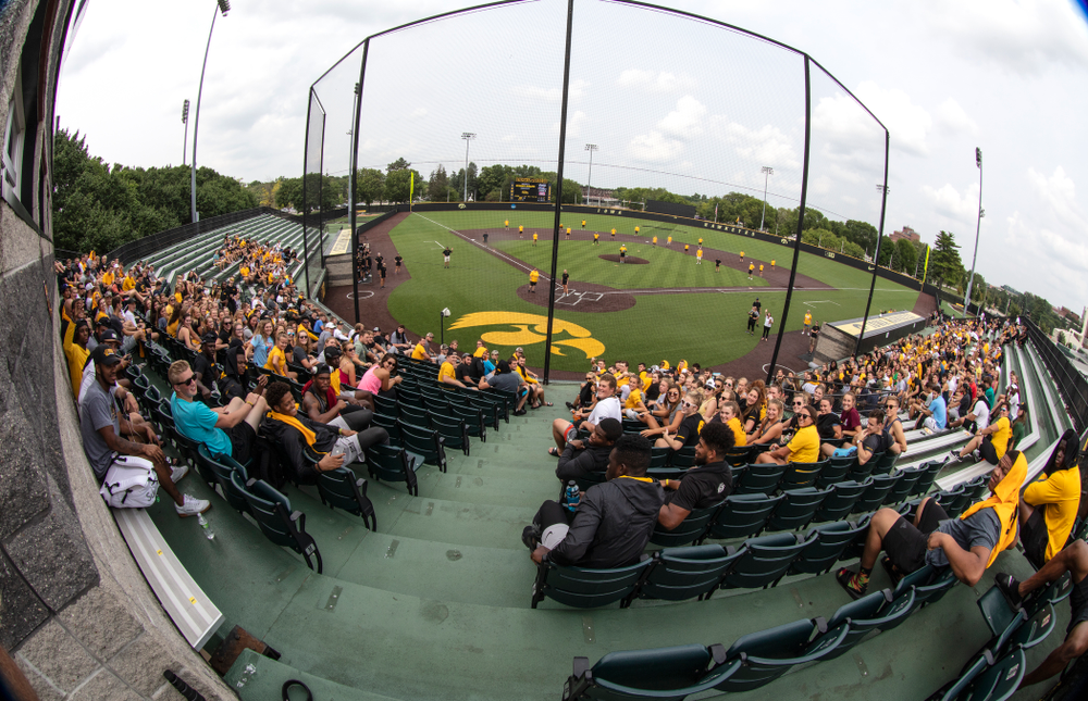 The Iowa Student Athlete Kickoff Kickball game Sunday, August 19, 2018 at Duane Banks Field. (Brian Ray/hawkeyesports.com)