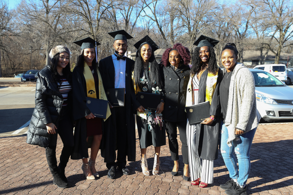 Iowa Track and Field Graduates during the Fall Commencement Ceremony Saturday, December 15, 2018 at Carver-Hawkeye Arena. (Brian Ray/hawkeyesports.com)