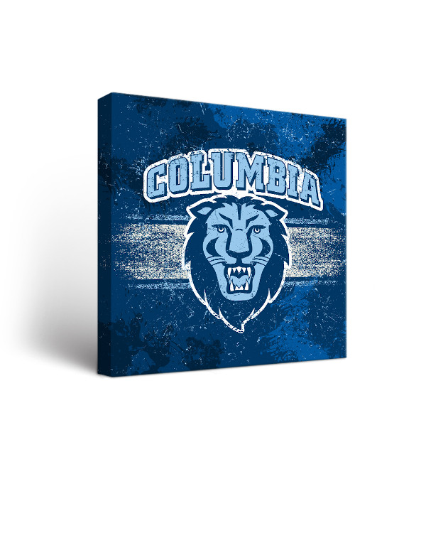 Columbia Lions Canvas Wall Art Banner Design 24x36 The Columbia Lions Fan Shop Official Online Store Of The Columbia Lions