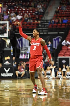 14 MAR 2019: The 2019 Mountain West Men's and Women's Basketball Championship held at the Thomas and Mack Center in Las Vegas, NV. Justin Tafoya/NCAA Photos