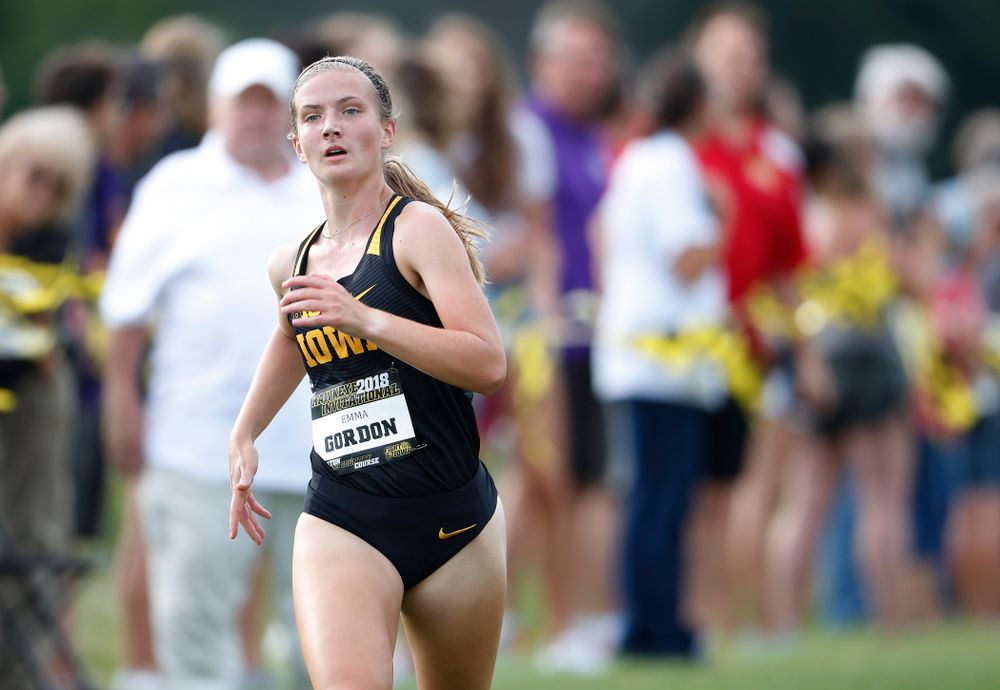 Emma Gordon during the Hawkeye Invitational Friday, August 31, 2018 at the Ashton Cross Country Course. (Brian Ray/hawkeyesports.com)