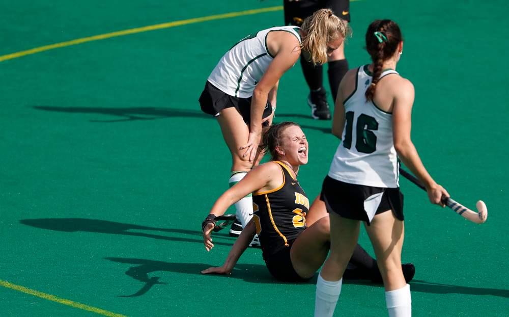 Iowa Hawkeyes Maddy Murphy (26) against Dartmouth Friday, August 31, 2018 at Grant Field. (Brian Ray/hawkeyesports.com)