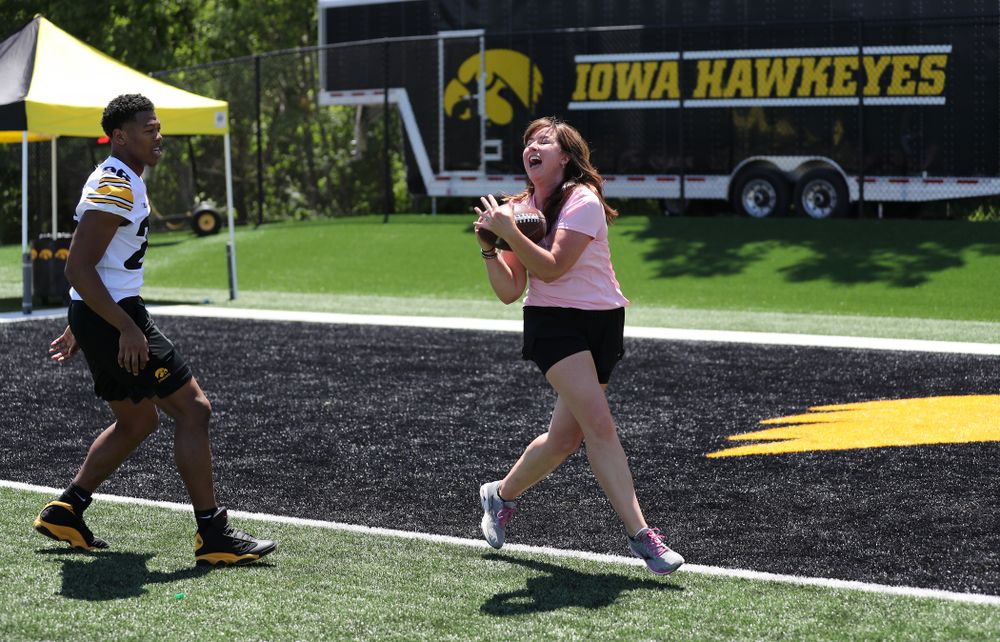 The 2019 Iowa Ladies Football Academy Saturday, June 8, 2019 at Kinnick Stadium. (Brian Ray/hawkeyesports.com)