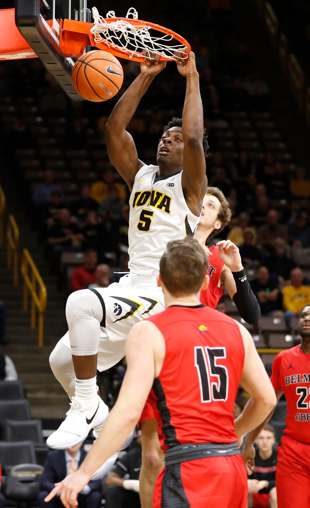 Iowa 96 Belmont Abbey 64 University Of Iowa Athletics