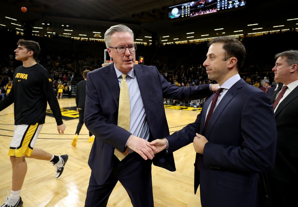 Iowa Hawkeyes head coach Fran McCaffery against the Minnesota Golden Gophers Monday, December 9, 2019 at Carver-Hawkeye Arena. (Brian Ray/hawkeyesports.com)