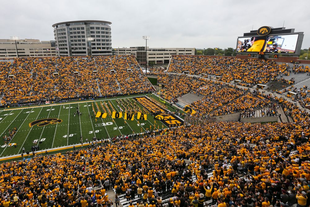 Iowa Hawkeyes against Middle Tennessee Saturday, September 28, 2019 at Kinnick Stadium. (Lily Smith/hawkeyesports.com)