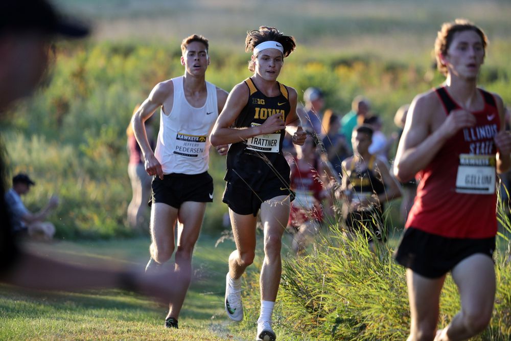 IowaÕs Nick Trattner runs in the 2019 Hawkeye Invitational Friday, September 6, 2019 at the Ashton Cross Country Course. (Brian Ray/hawkeyesports.com)