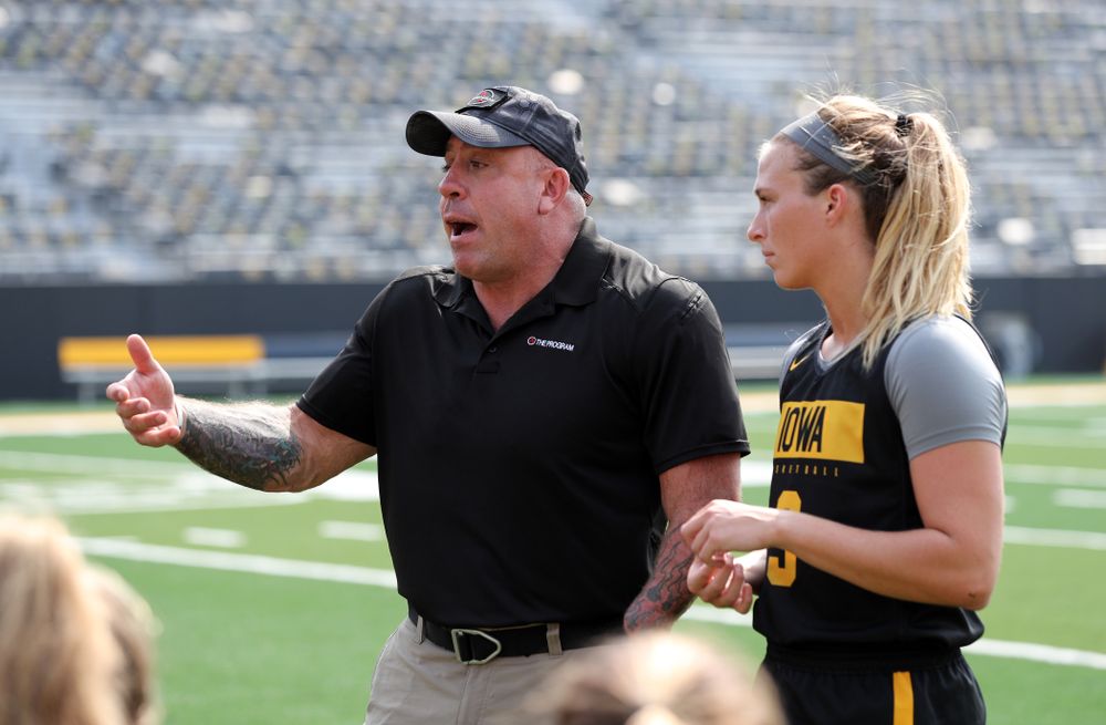 The Iowa WomenÕs Basketball Team participates in the The Program Tuesday, September 17, 2019 at Kinnick Stadium (Brian Ray/hawkeyesports.com)