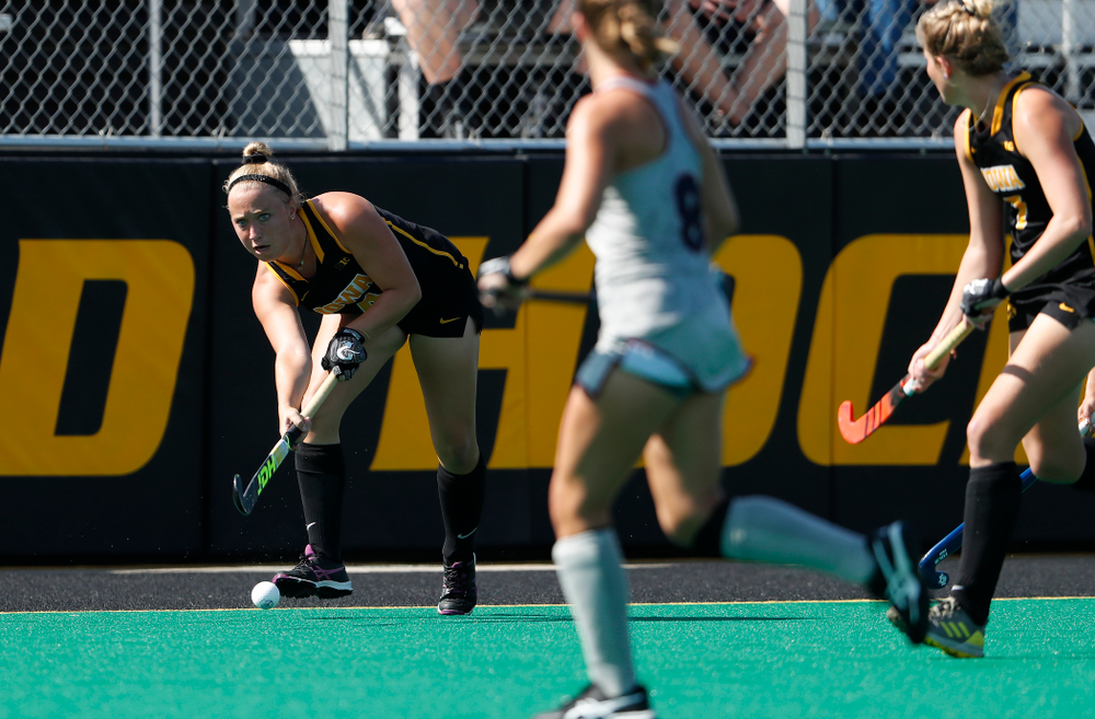 Iowa Hawkeyes Makenna Grewe (4) against the Penn Quakers Friday, September 14, 2018 at Grant Field. (Brian Ray/hawkeyesports.com)
