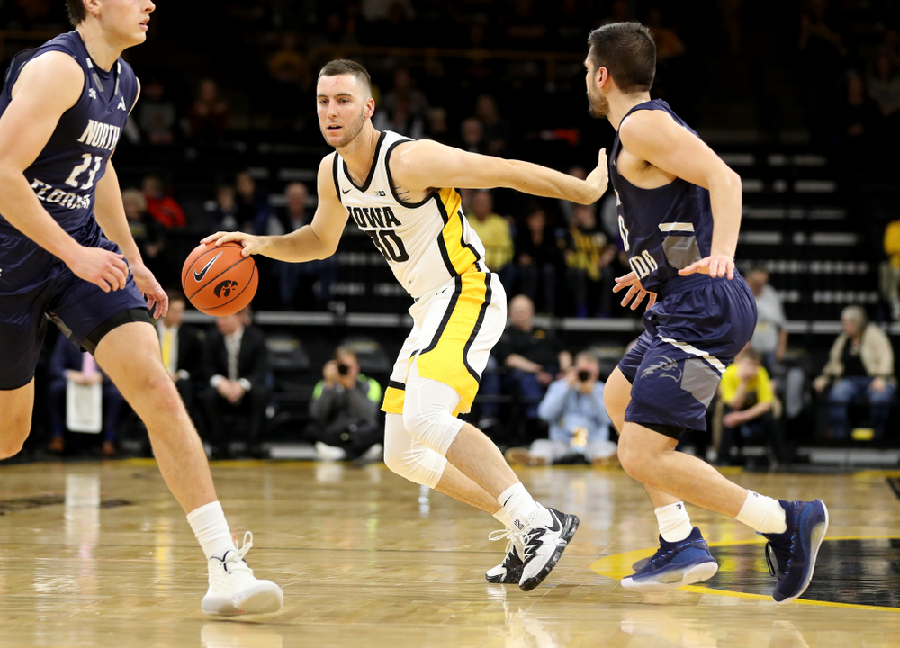 Iowa Hawkeyes guard Connor McCaffery (30) against North Florida Thursday, November 21, 2019 at Carver-Hawkeye Arena. (Brian Ray/hawkeyesports.com)
