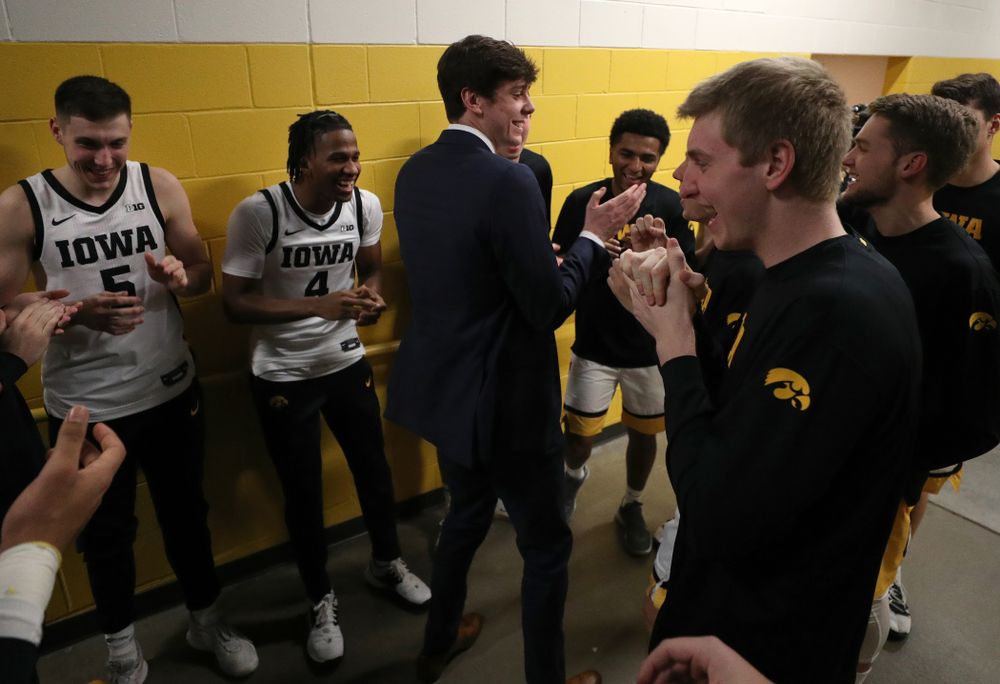 Iowa Hawkeyes forward Patrick McCaffery (22) against the Minnesota Golden Gophers Monday, December 9, 2019 at Carver-Hawkeye Arena. (Brian Ray/hawkeyesports.com)