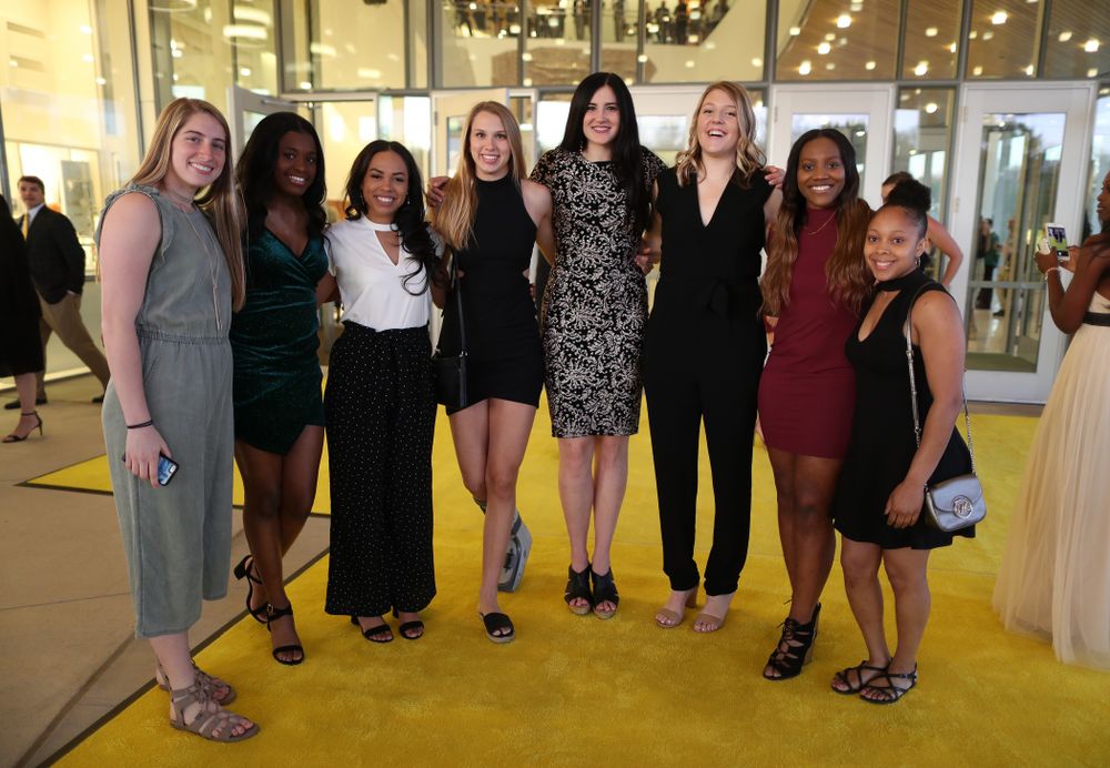 The 2019 Golden Herkys yellow carpet Tuesday, April 23, 2019 at Hancher Auditorium. (Brian Ray/hawkeyesports.com)