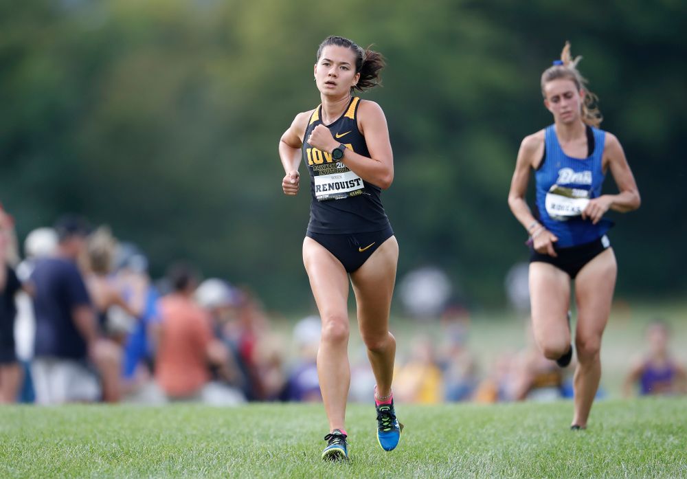 Wren Renquist during the Hawkeye Invitational Friday, August 31, 2018 at the Ashton Cross Country Course. (Brian Ray/hawkeyesports.com)