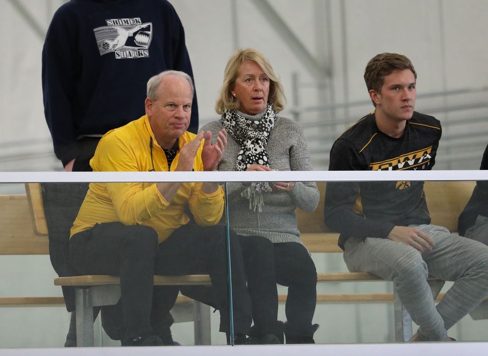 against Western Michigan Saturday, January 19, 2019 at the Hawkeye Tennis and Recreation Complex. (Brian Ray/hawkeyesports.com)