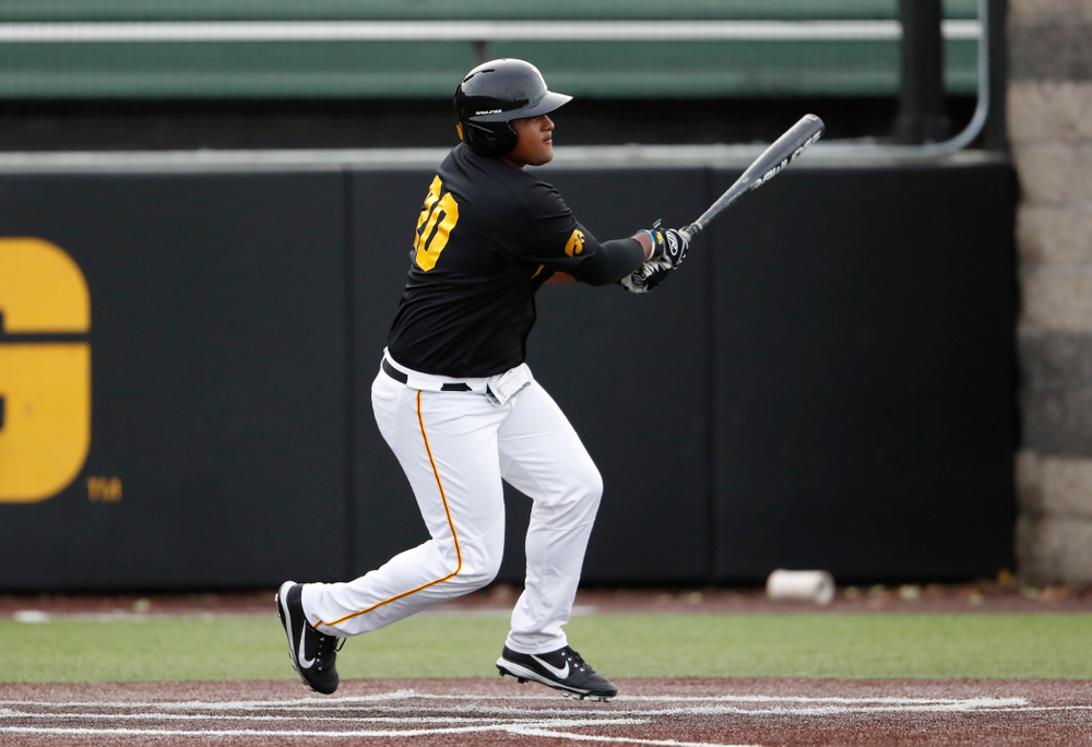 Izaya Fullard against the Ontario Blue Jays Friday, September 21, 2018 at Duane Banks Field. (Brian Ray/hawkeyesports.com)