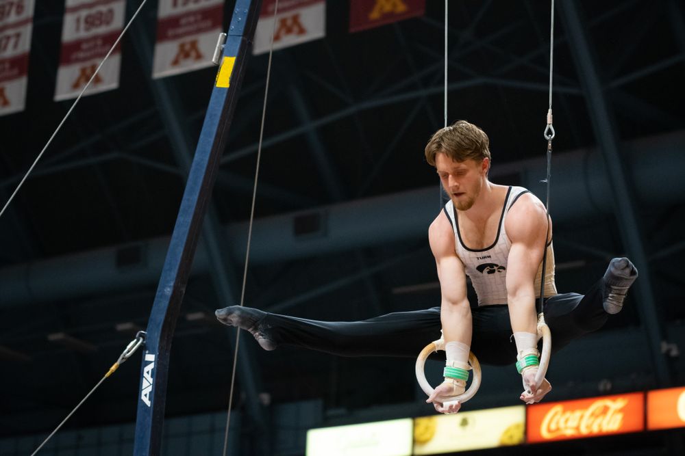 The Iowa Hawekeys against Minnesota and Penn State at the Maturi Pavilion Saturday, March 23, 2019 in Minneapolis, Minn. (C. Morgan Engel/Freelance)