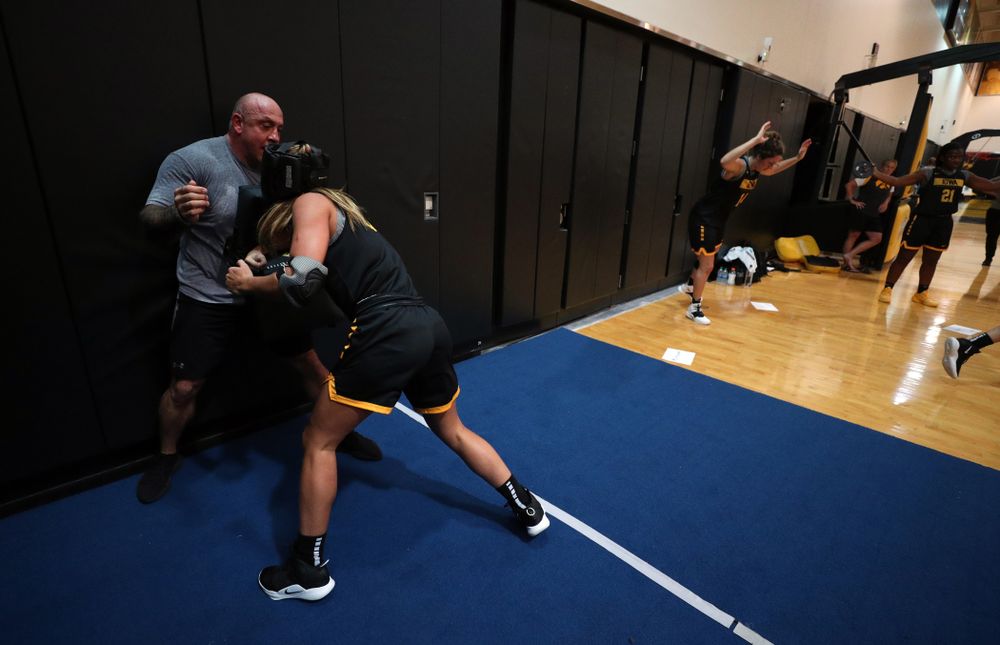The Iowa WomenÕs Basketball Team participates in the The Program Wednesday, September 18, 2019 at Kinnick Stadium (Brian Ray/hawkeyesports.com)