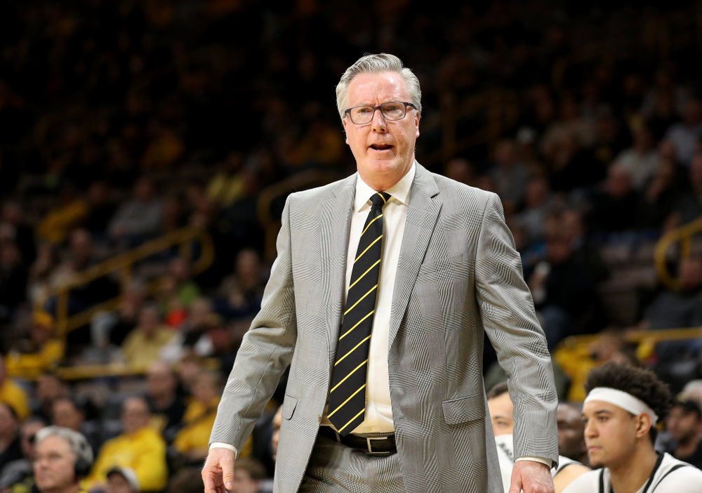 Iowa Hawkeyes head coach Fran McCaffery against North Florida Thursday, November 21, 2019 at Carver-Hawkeye Arena. (Brian Ray/hawkeyesports.com)