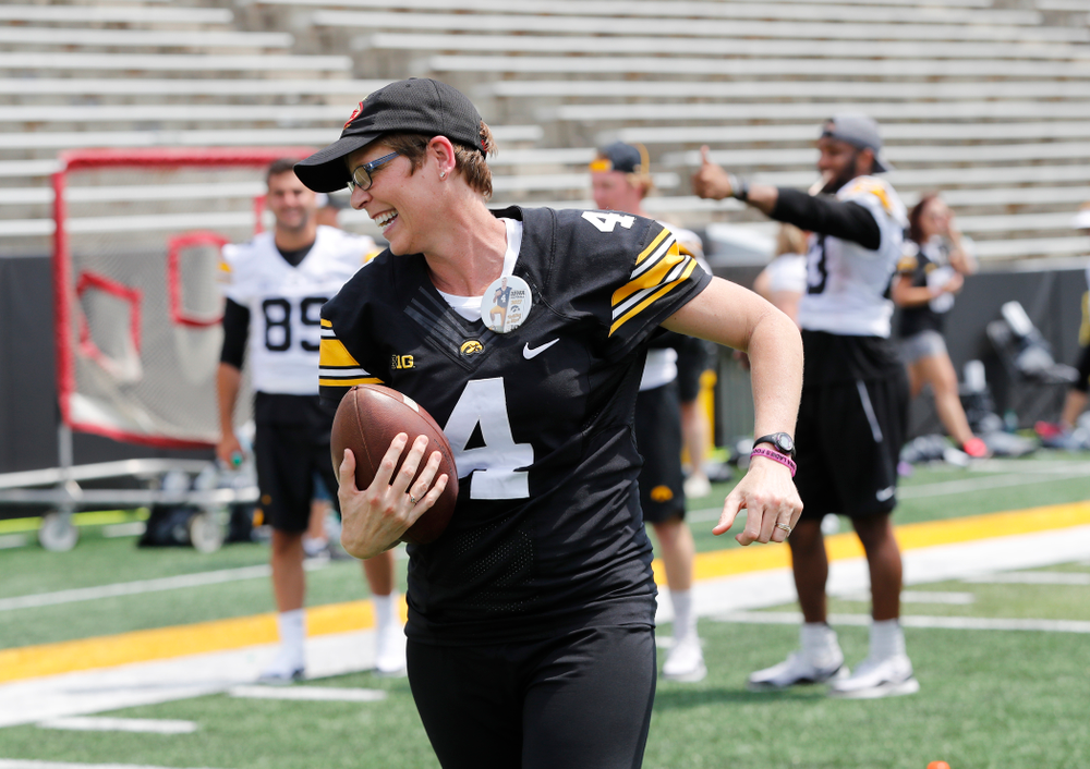 The 2018 Iowa Ladies Football Academy Saturday, June 9, 2018 at Kinnick Stadium. (Brian Ray/hawkeyesports.com)