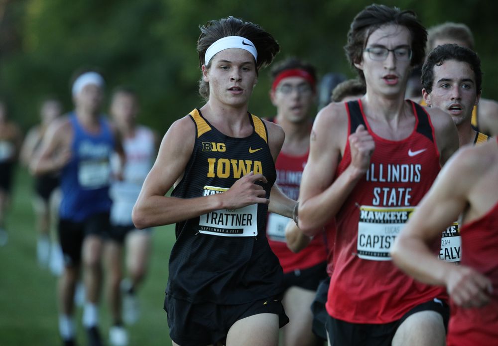 IowaÕs Nick Trattner runs in the 2019 Hawkeye Invitational Friday, September 6, 2019 at the Ashton Cross Country Course. (Brian Ray/hawkeyesports.com)