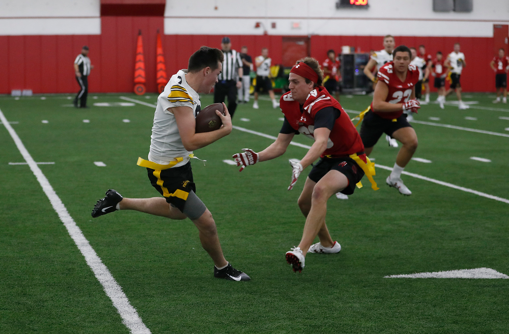 The Hawkeye football managers capture the rusty toolbox for the first time since 2008 with a 20-19 double The Hawkeye Football Managers captured the rusty toolbox for the first time since 2008 with a 20-19 double overtime win against the Wisconsin football managers on Nov. 8 in Madison, Wisconsin.