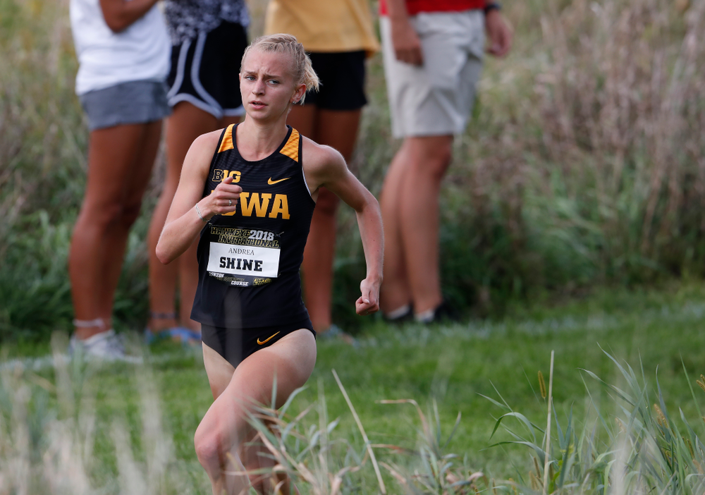 Andrea Shine during the Hawkeye Invitational Friday, August 31, 2018 at the Ashton Cross Country Course. (Brian Ray/hawkeyesports.com)