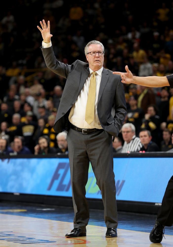 Iowa Hawkeyes head coach Fran McCaffery against the Michigan Wolverines Friday, January 17, 2020 at Carver-Hawkeye Arena. (Brian Ray/hawkeyesports.com)