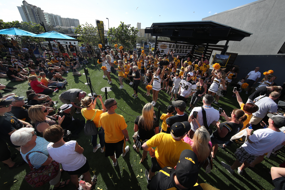The 2019 Outback Bowl Hawkeye Huddle Monday, December 31, 2018 at Sparkman Wharf in Tampa, FL. (Brian Ray/hawkeyesports.com)