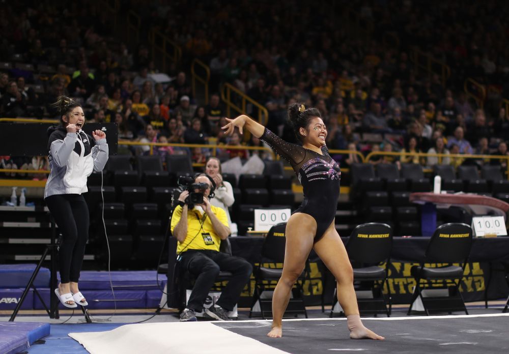 The Iowa Hawkeyes against the Iowa State Cyclones Friday, March 1, 2019 at Carver-Hawkeye Arena. (Brian Ray/hawkeyesports.com)