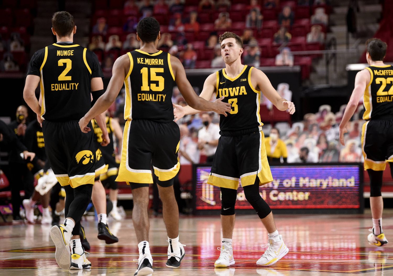 Photos Iowa Men’s Basketball vs Maryland 01/07/2021 University of