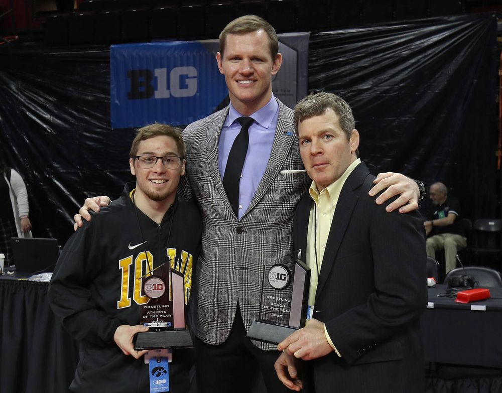 Spencer Lee, A.J. Edds, Tom Brands