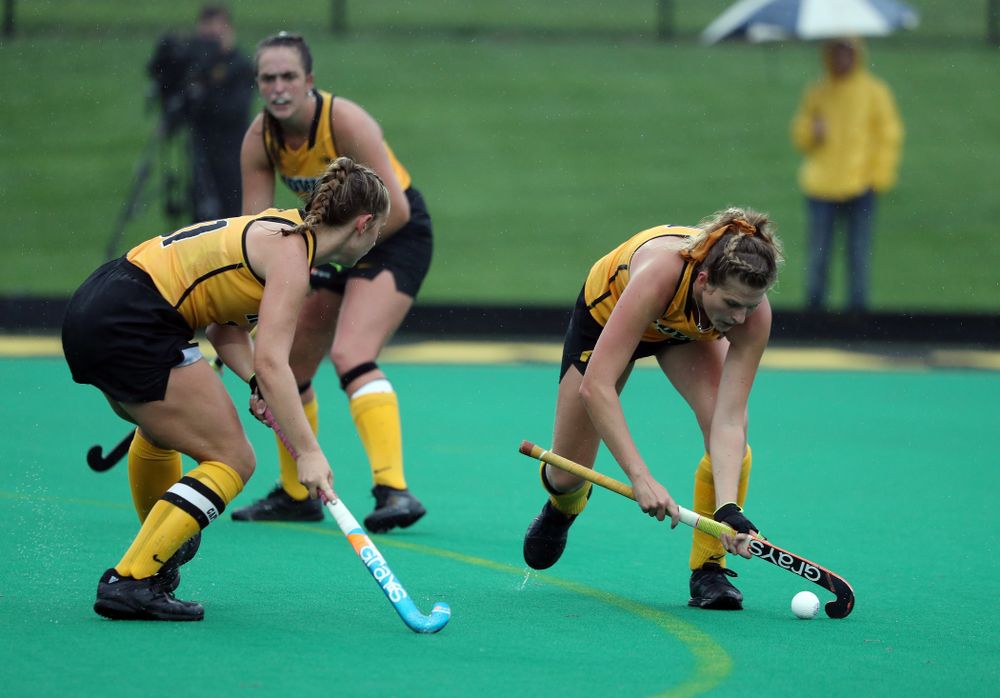 Iowa Hawkeyes Ellie Holley (7) against the Michigan State Spartans Sunday, September 29, 2019 at Grant Field. (Brian Ray/hawkeyesports.com)