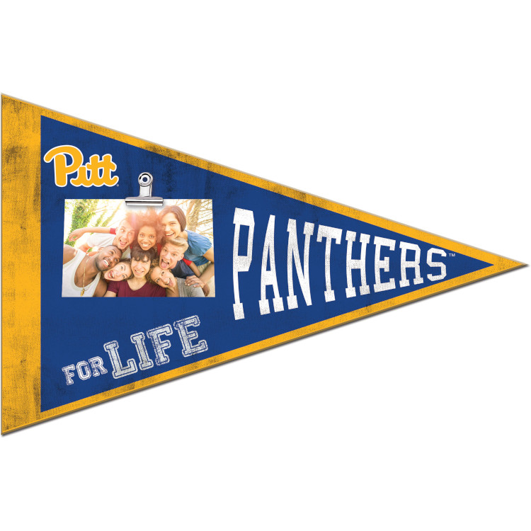 Pitt Panthers Pennant Clip It Photo Plaque Pittsburgh Panthers