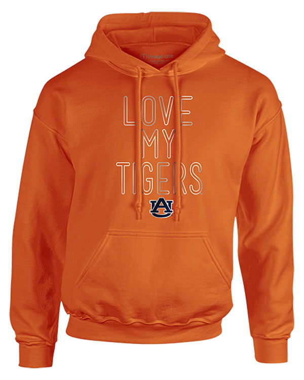 Official Auburn Tigers Store Tigers Love My Tigers Youth Orange Hoodie Auburn Shop The Auburn Fan Shop Official Online Store Of The Auburn University Athletic Department