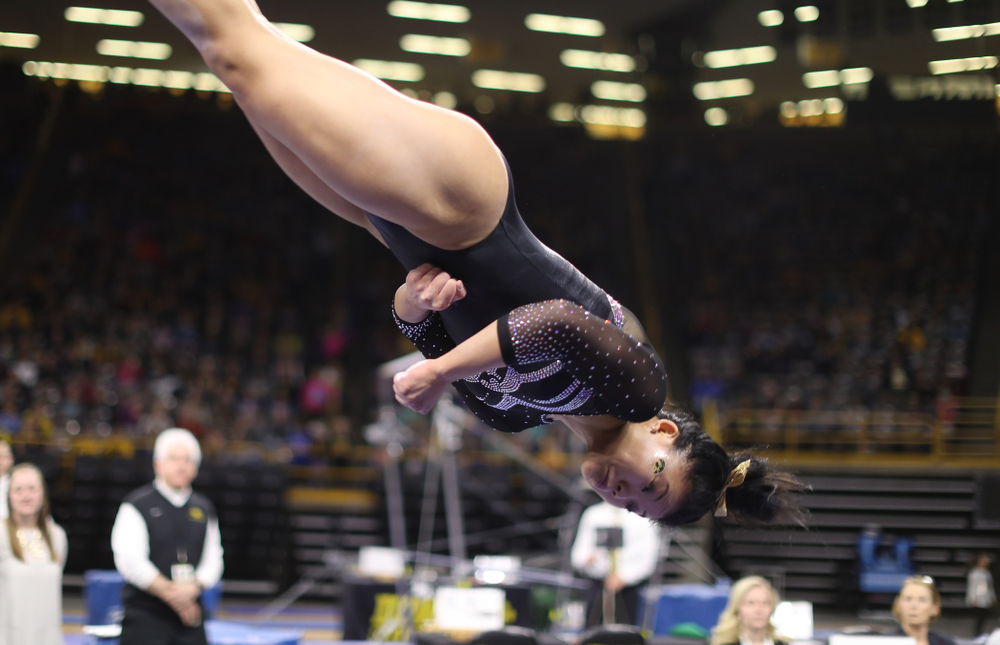 The Iowa Hawkeyes against the Iowa State Cyclones Friday, March 1, 2019 at Carver-Hawkeye Arena. (Brian Ray/hawkeyesports.com)