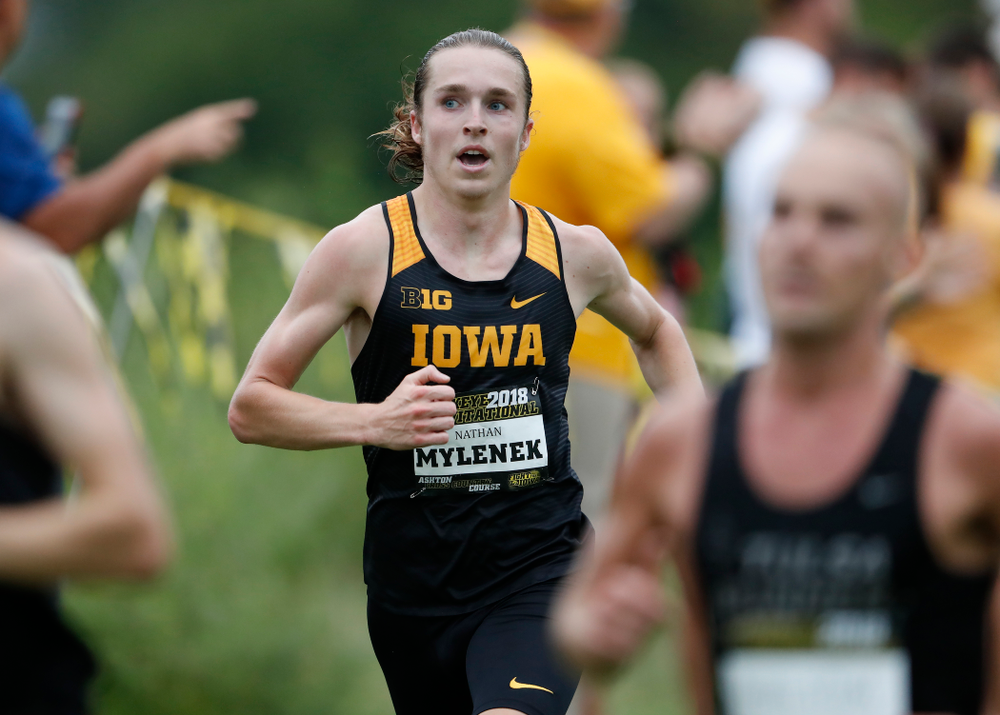 Nathan Mylenek during the Hawkeye Invitational Friday, August 31, 2018 at the Ashton Cross Country Course. (Brian Ray/hawkeyesports.com)
