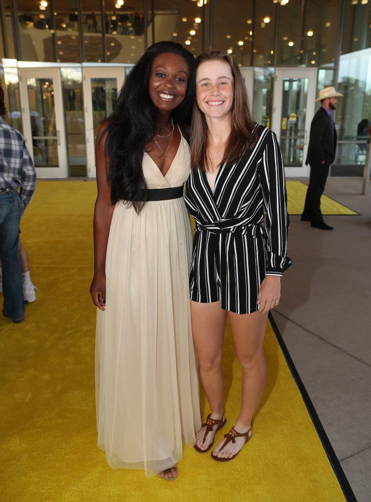 The 2019 Golden Herkys yellow carpet Tuesday, April 23, 2019 at Hancher Auditorium. (Brian Ray/hawkeyesports.com)