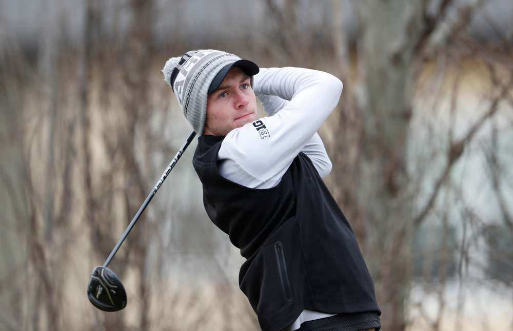 Jake Rowe during the 2018 Hawkeye Invitational Friday, April 13, 2018 at Finkbine Golf Course. (Brian Ray/hawkeyesports.com)