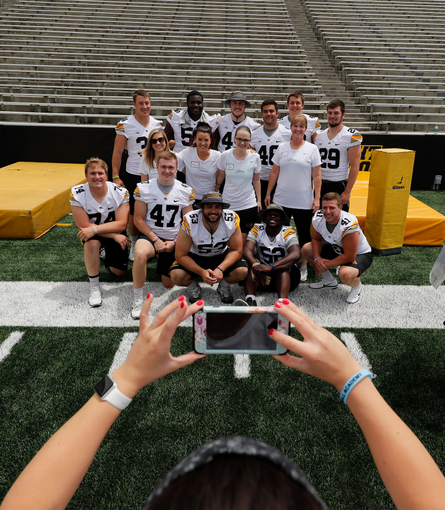 The 2018 Iowa Ladies Football Academy Saturday, June 9, 2018 at Kinnick Stadium. (Brian Ray/hawkeyesports.com)