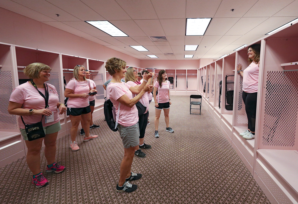 The Ladies Football Academy at Kinnick Stadium in Iowa City on Saturday, Jun 8, 2019. (Stephen Mally/hawkeyesports.com)
