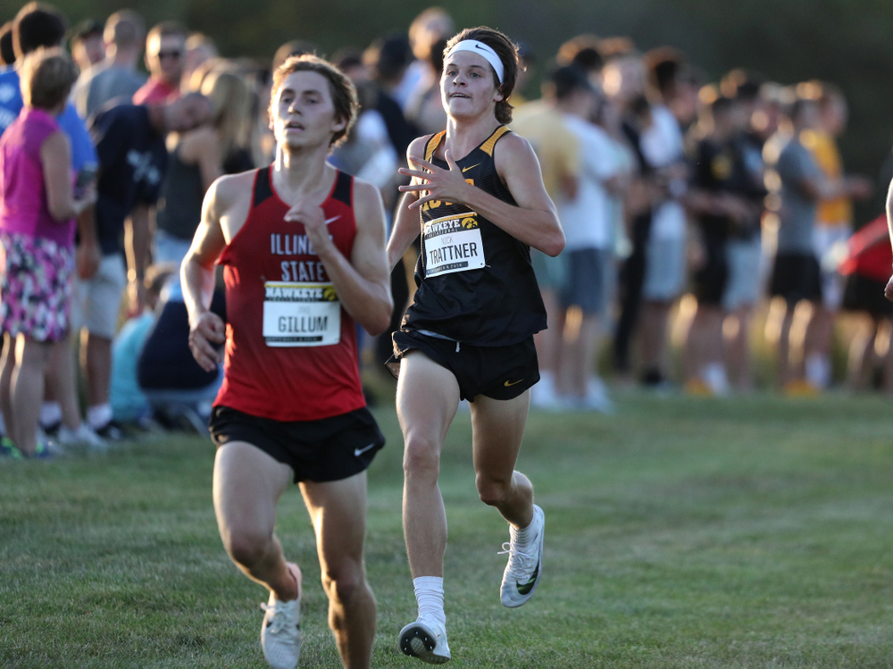 IowaÕs Nick Trattner runs in the 2019 Hawkeye Invitational Friday, September 6, 2019 at the Ashton Cross Country Course. (Brian Ray/hawkeyesports.com)